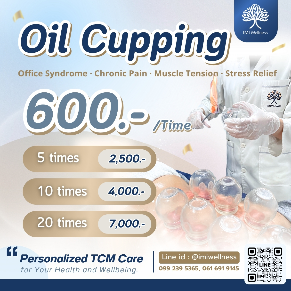Oil Cupping Therapy promotion