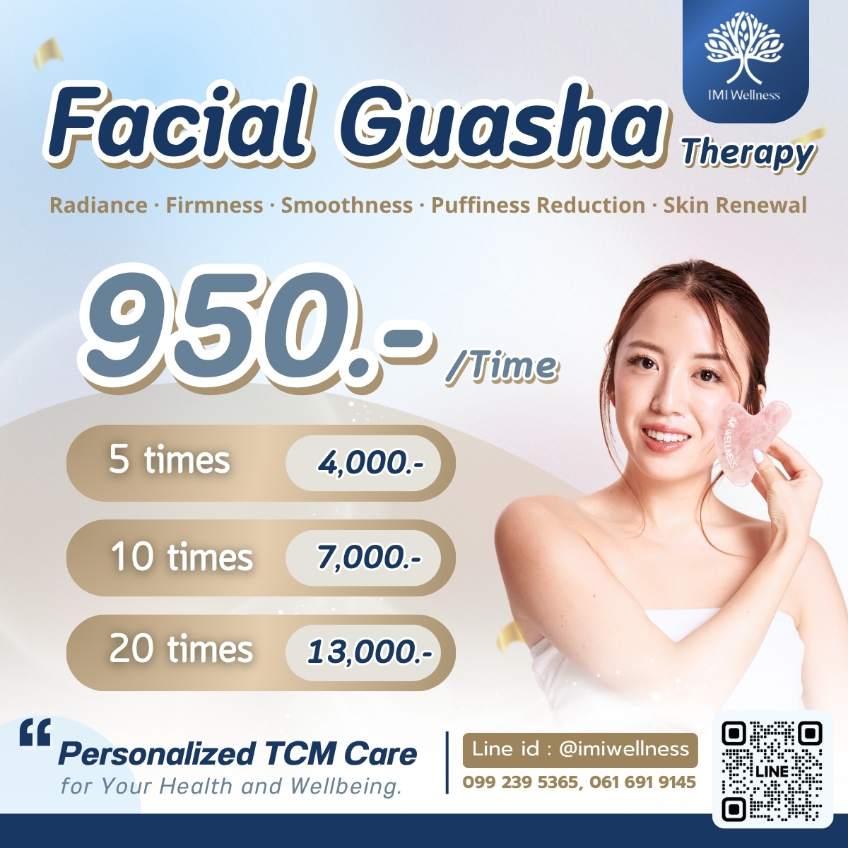 Facial Guasha Therapy promotion