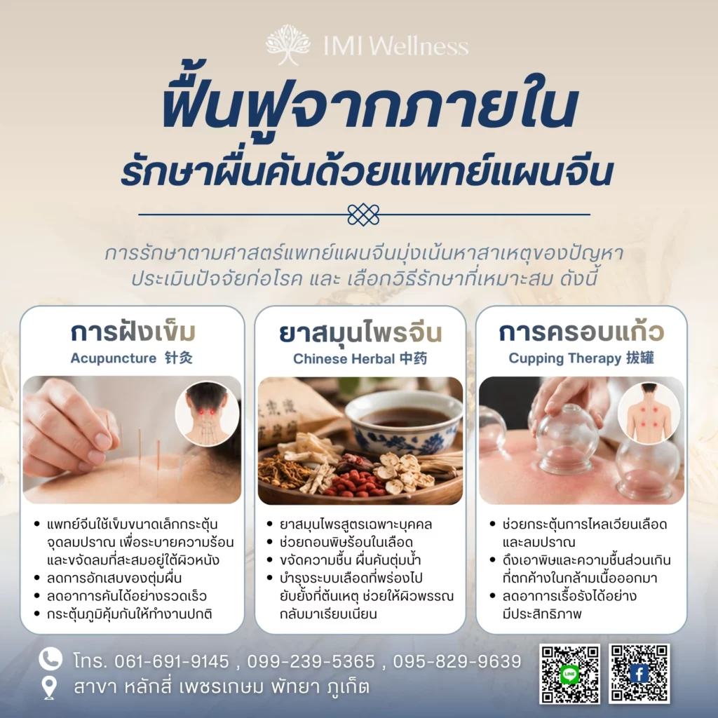 ฟื้นฟูจากภายใน: วิธีรักษา ผื่นคัน ด้วยแพทย์แผนจีน